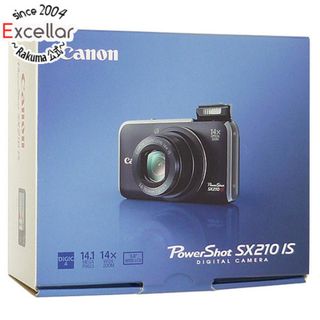 キヤノン(Canon)のCanon製　PowerShot SX210 IS　ブラック　1410万画素 元箱あり(コンパクトデジタルカメラ)