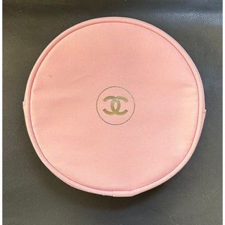 シャネル(CHANEL)のCHANEL シャネル アメニティ ラウンドメイクアップポーチ ピンク(ポーチ)