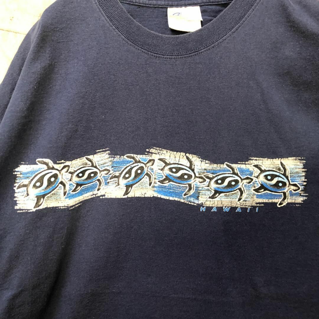 HAWAII カメ 雰囲気抜群 アメリカ輸入 ビックサイズ Tシャツ メンズのトップス(Tシャツ/カットソー(半袖/袖なし))の商品写真