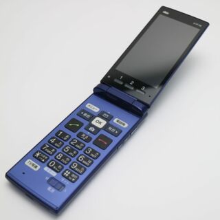 キョウセラ(京セラ)の超美品 KYF38 かんたんケータイ ロイヤルブルー  M333(携帯電話本体)