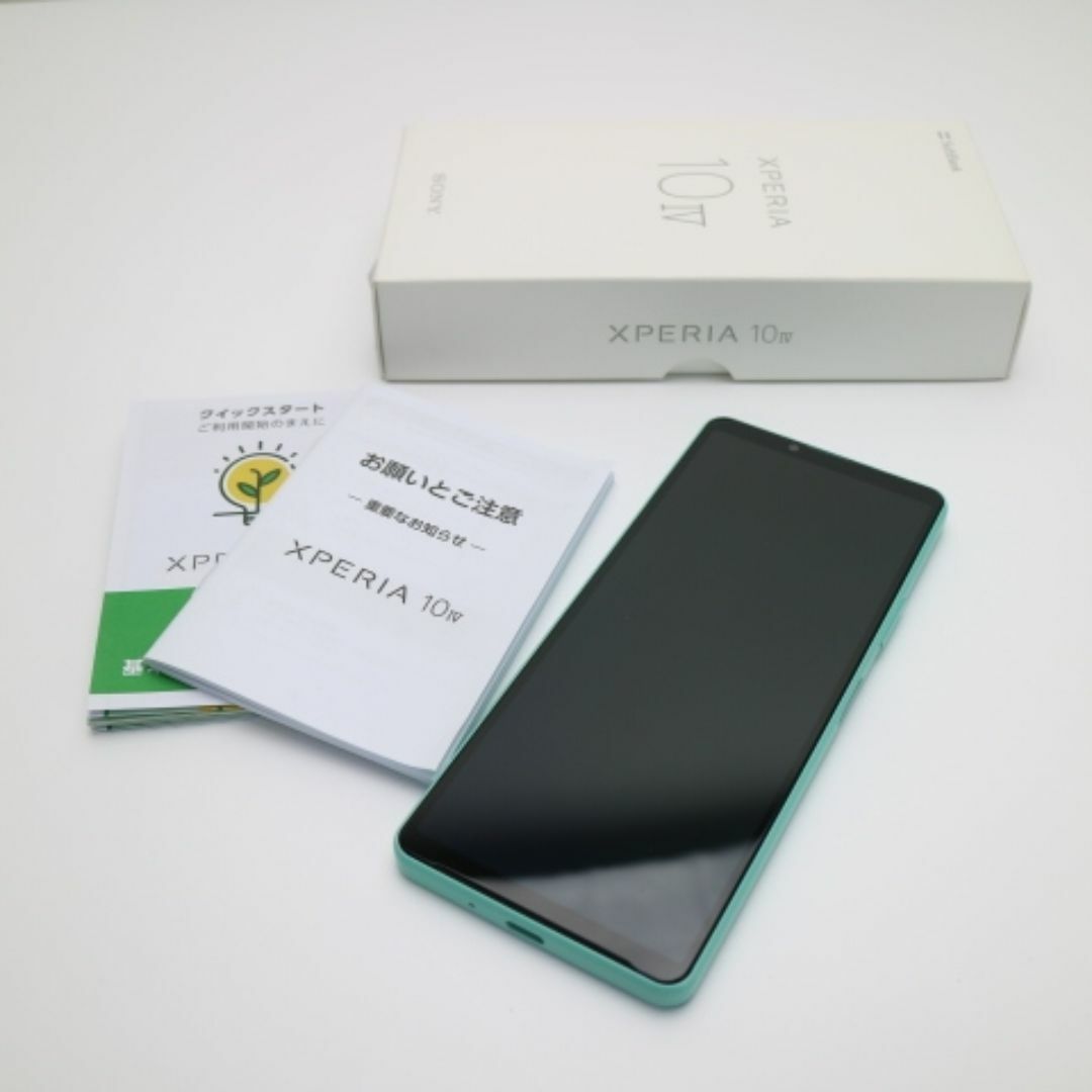 Xperia(エクスペリア)の新品同様 SoftBank Xperia 10 Ⅳ A202SO ミント M333 スマホ/家電/カメラのスマートフォン/携帯電話(スマートフォン本体)の商品写真