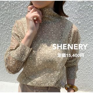 【試着のみ】SHENERY シーナリー レースチュールブラウス 花柄 即完売品(シャツ/ブラウス(長袖/七分))