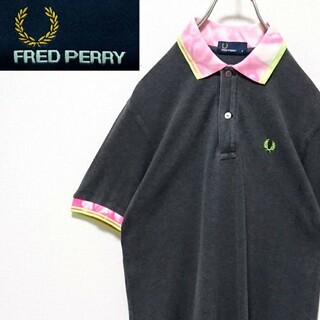 フレッドペリー(FRED PERRY)のフレッドペリー ワンポイント 刺繍 ロゴ リンガー タイダイ柄 半袖 ポロシャツ(ポロシャツ)