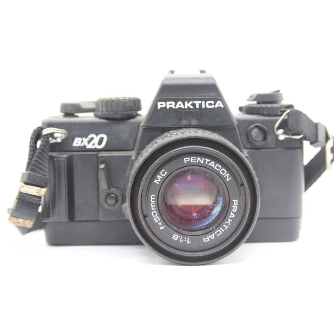 【訳あり品】 PRAKTICA BX20 ブラック PENTACON PRAKTICAR MC 50mm F1.8 ボディレンズセット  s9525 スマホ/家電/カメラのカメラ(フィルムカメラ)の商品写真