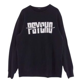 アンダーカバー(UNDERCOVER)のUNDERCOVER アンダーカバー スウェット 16AW UCQ9810 PSYCHO SWEAT サイコ プリント スウェット ブラック系 3【中古】(スウェット)