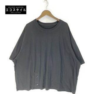 グラウンドワイ 23SS GI-T11-040 密無地ステッチ裾スリットビッグTシャツ 3(その他)