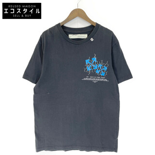 OFF-WHITE - オフホワイト OMAA027S20185002  ブルーアロー Tシャツ L