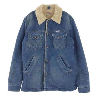 バックボーンザベイシス(BACK BONE THE BASIS)のBACK BONE THE BASIS バックボーンザベイシス デニムジャケット WRANGLER ラングラー 別注 S9094 内ボア デニム ボアランチ ジャケット インディゴブルー系 M【中古】(その他)