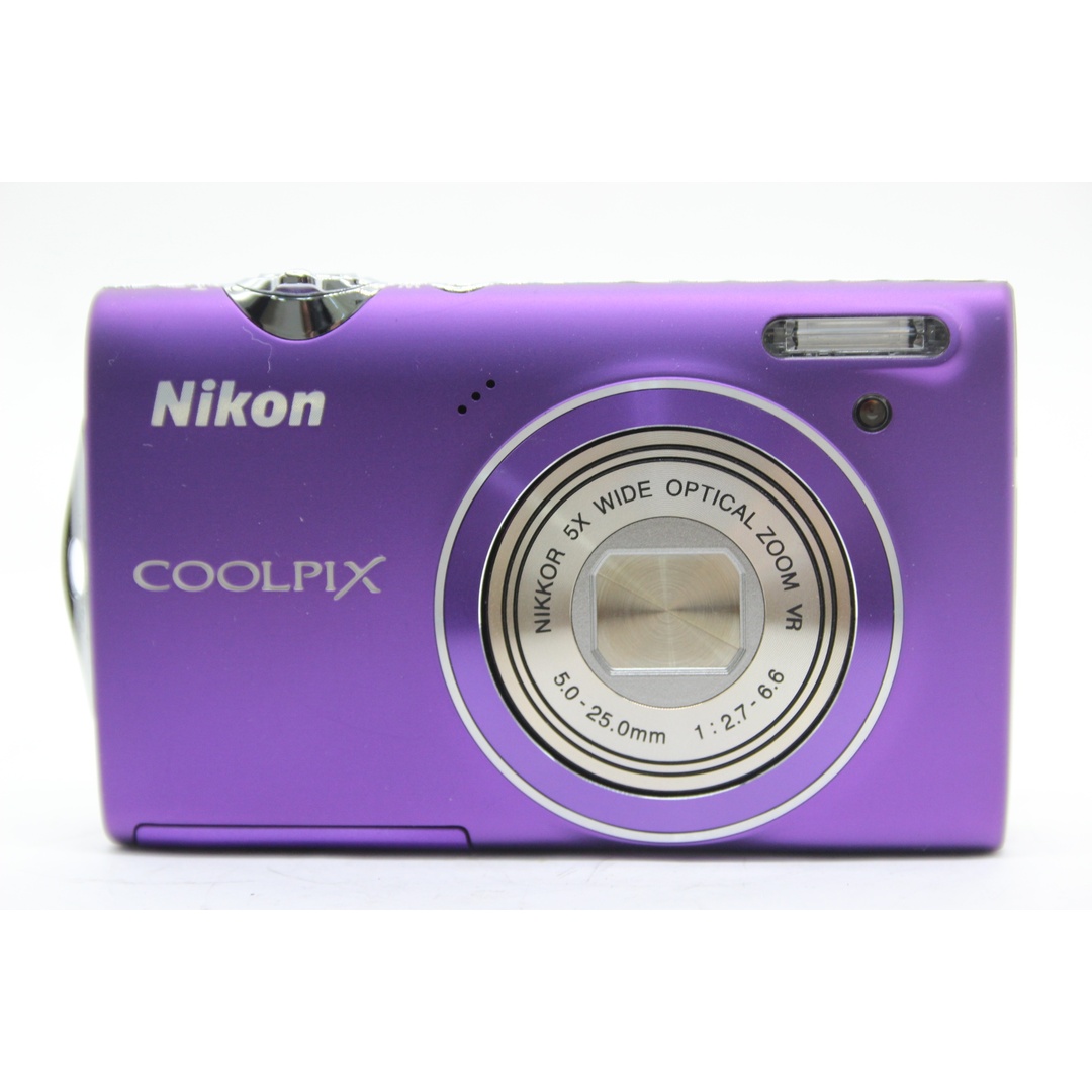 【返品保証】 ニコン Nikon Coolpix S5100 パープル 5x バッテリー付き コンパクトデジタルカメラ  s9531 スマホ/家電/カメラのカメラ(コンパクトデジタルカメラ)の商品写真