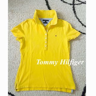 トミーヒルフィガー(TOMMY HILFIGER)のTOMMY HILFIGER トミーヒルフィガー ポロシャツ S イエロー (ポロシャツ)