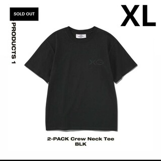 エックスジー(xg)の新品　XG　Tシャツ　XL　黒　公式グッズ(アイドルグッズ)