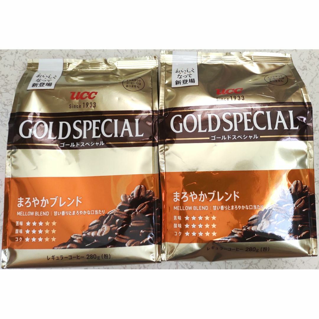 UCC(ユーシーシー)のUCC GOLD SPECIAL ゴールドスペシャルまろやかブレンド２袋 食品/飲料/酒の飲料(コーヒー)の商品写真