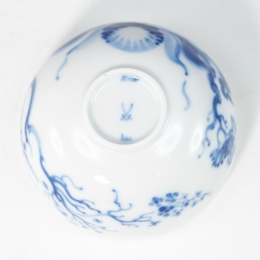 MEISSEN(マイセン)の【Meissen】マイセン ブルーオーキッド 湯呑＆茶托 824001/24633 _ 食器 インテリア/住まい/日用品のキッチン/食器(食器)の商品写真