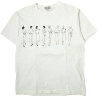 C.E シーイー 日本製 GRAPHIC SHORT SLEEVE T グラフィックガールプリントTシャツ M WHITE 半袖 CAV EMPT トップス【中古】【C.E】(Tシャツ/カットソー(半袖/袖なし))