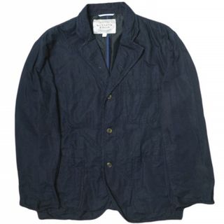 KENNETH FIELD ケネスフィールド 日本製 EZ-JAC C/N TWILL コットンナイロンツイル イージージャケット L Dark Indigo テーラード アウター【中古】【KENNETH FIELD】(テーラードジャケット)