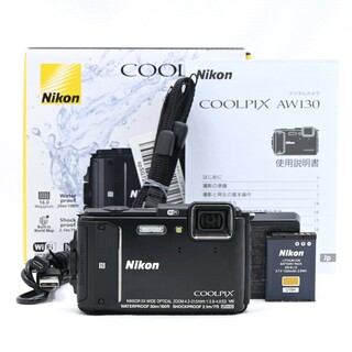 ニコン(Nikon)のNikon ニコン COOLPIX AW130BK ブラック(コンパクトデジタルカメラ)