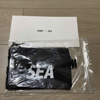 WIND AND SEA - WIND AND SEA mesh zipper pouch