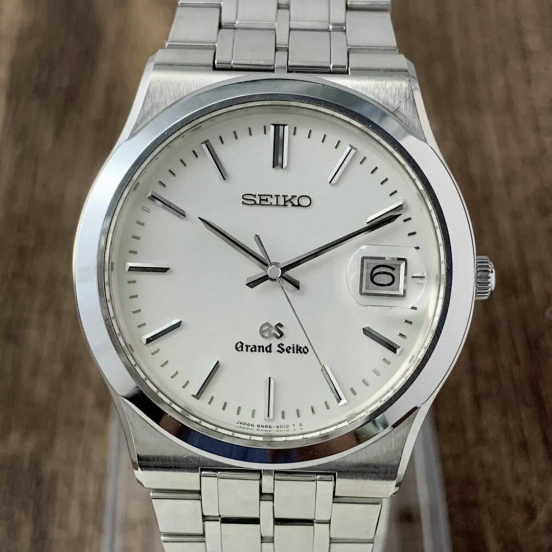 SEIKO(セイコー)のSEIKO グランドセイコー デイト QZ メンズ腕時計 ホワイトGS 動作良好 メンズの時計(腕時計(アナログ))の商品写真