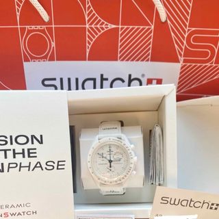 swatch - 新品本物⭐️スヌーピーオメガスウォッチ バイオセラミックムーンスウォッチホワイト