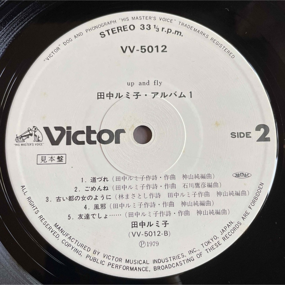 田中ルミ子 アップアンドフライ アルバム1 レコード LP エンタメ/ホビーのエンタメ その他(その他)の商品写真