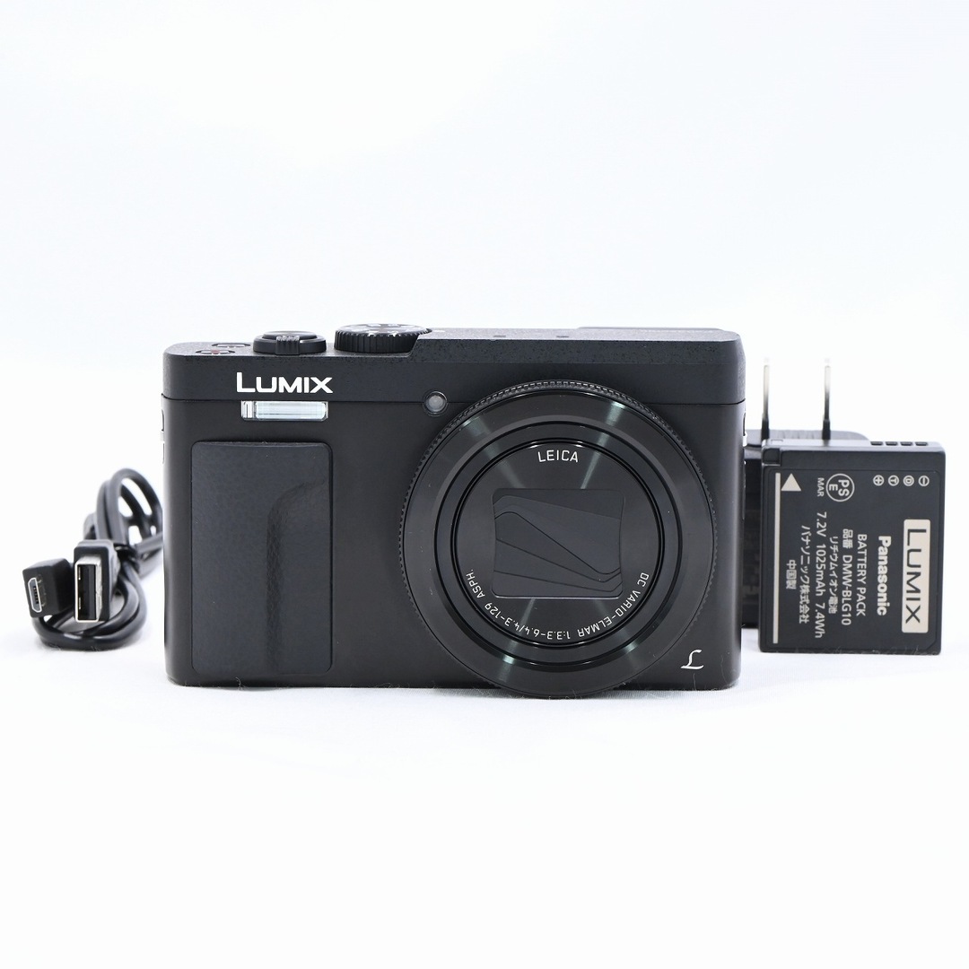 Panasonic(パナソニック)のPanasonic LUMIX DC-TZ90 ブラック スマホ/家電/カメラのカメラ(コンパクトデジタルカメラ)の商品写真