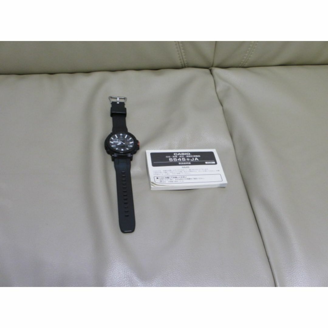 ｼｵ(CASIO) PROTREK ﾌﾟﾛﾄﾚｯｸﾄﾘﾌﾟﾙｾﾝｻｰ ﾀﾌｿｰﾗ メンズの時計(腕時計(デジタル))の商品写真