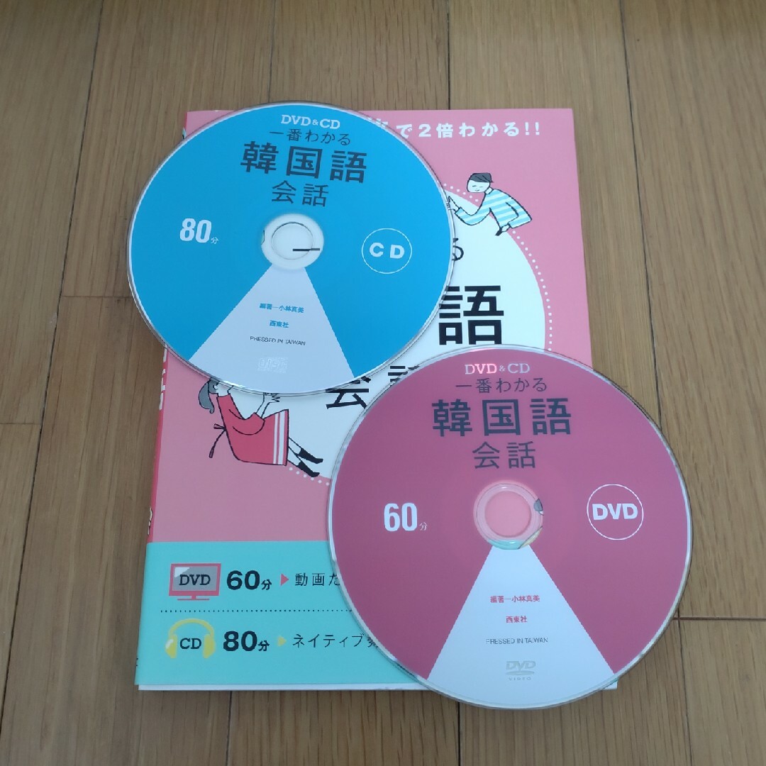 ＤＶＤ＆ＣＤ一番わかる韓国語会話 エンタメ/ホビーの本(語学/参考書)の商品写真