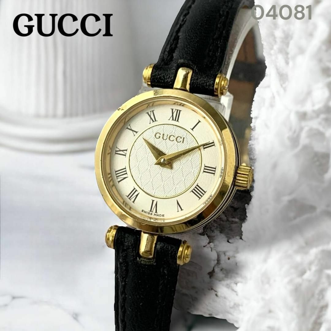 Gucci(グッチ)のGUCCI/グッチ シェリーライン レディース腕時計 ゴールド クォーツ  レディースのファッション小物(腕時計)の商品写真