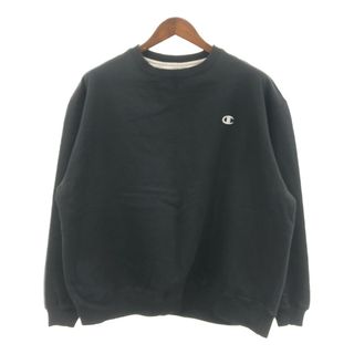 チャンピオン(Champion)の2000年代～ Champion チャンピオン 目有り スウェット トップス アメカジ ブラック (メンズ XL) 中古 古着 P7338(スウェット)