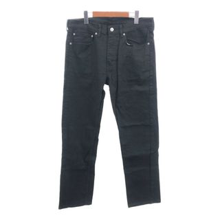 リーバイス(Levi's)のLevi's リーバイス 505 テーパードシルエット ブラック デニムパンツ ボトムス アメカジ ブラック (メンズ 34×32) 中古 古着 P7366(デニム/ジーンズ)