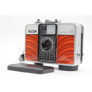 【返品保証】 リコー Ricoh Auto Half E2 ラインレッド 25mm F2.8 コンパクトカメラ  s9547(フィルムカメラ)