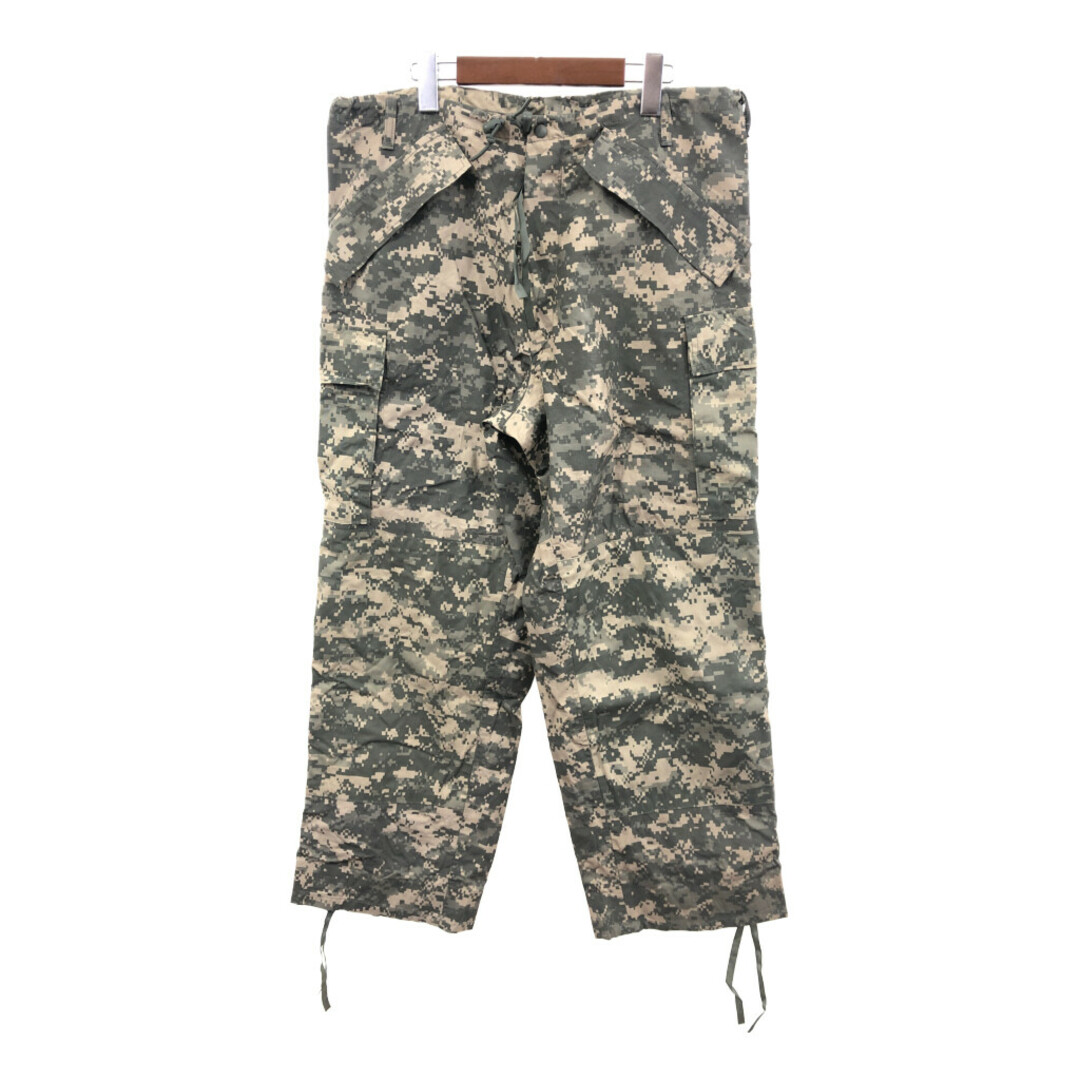 米軍実物 U.S.ARMY ECWCS Gen2 ACU GORE-TEX ゴアテックス パンツ ミリタリー 戦闘服 デジタルタイガーカモ (メンズ M-R) 中古 古着 P7408 メンズのジャケット/アウター(ミリタリージャケット)の商品写真