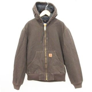 カーハート(carhartt)のカーハート アクティブジャケット パーカー ダック地 S 茶 ■U90(パーカー)