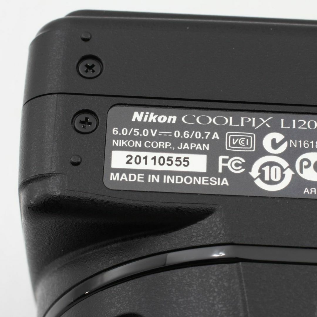 Nikon(ニコン)の★美品★ Nikon ニコン COOLPIX L120 ブラック スマホ/家電/カメラのカメラ(コンパクトデジタルカメラ)の商品写真