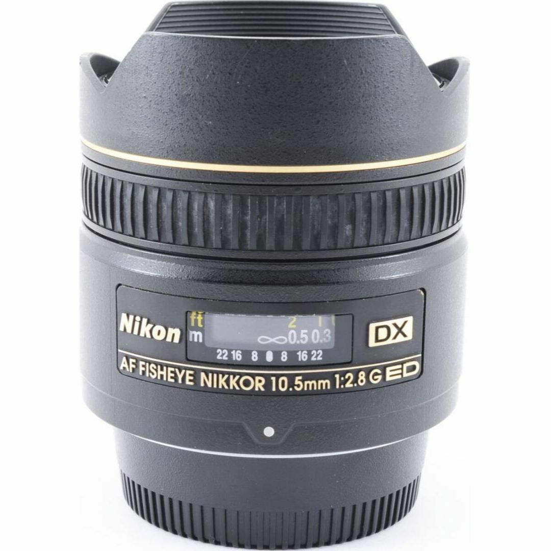 Nikon(ニコン)のB195575B-13 / ニコン AF FISHEYE 10.5mm F2.8 スマホ/家電/カメラのカメラ(レンズ(単焦点))の商品写真