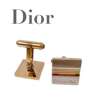 Christian Dior - 美品 ディオール カフス ゴールド ロゴ