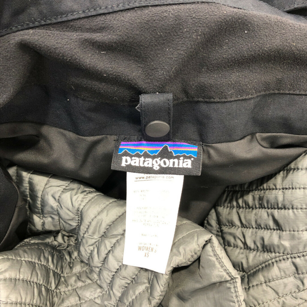 patagonia(パタゴニア)のpatagonia パタゴニア ヴォスク 3-in-1 パーカー ジャケット アウター アウトドア ブラック (レディース XS) 中古 古着 P8453 レディースのジャケット/アウター(その他)の商品写真