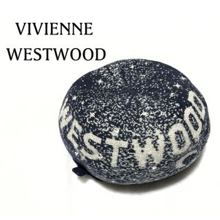 ヴィヴィアンウエストウッド(Vivienne Westwood)のヴィヴィアンウエストウッド【美品】《希少》ブローチ付き ミルキーウェイ ベレー帽(ハンチング/ベレー帽)