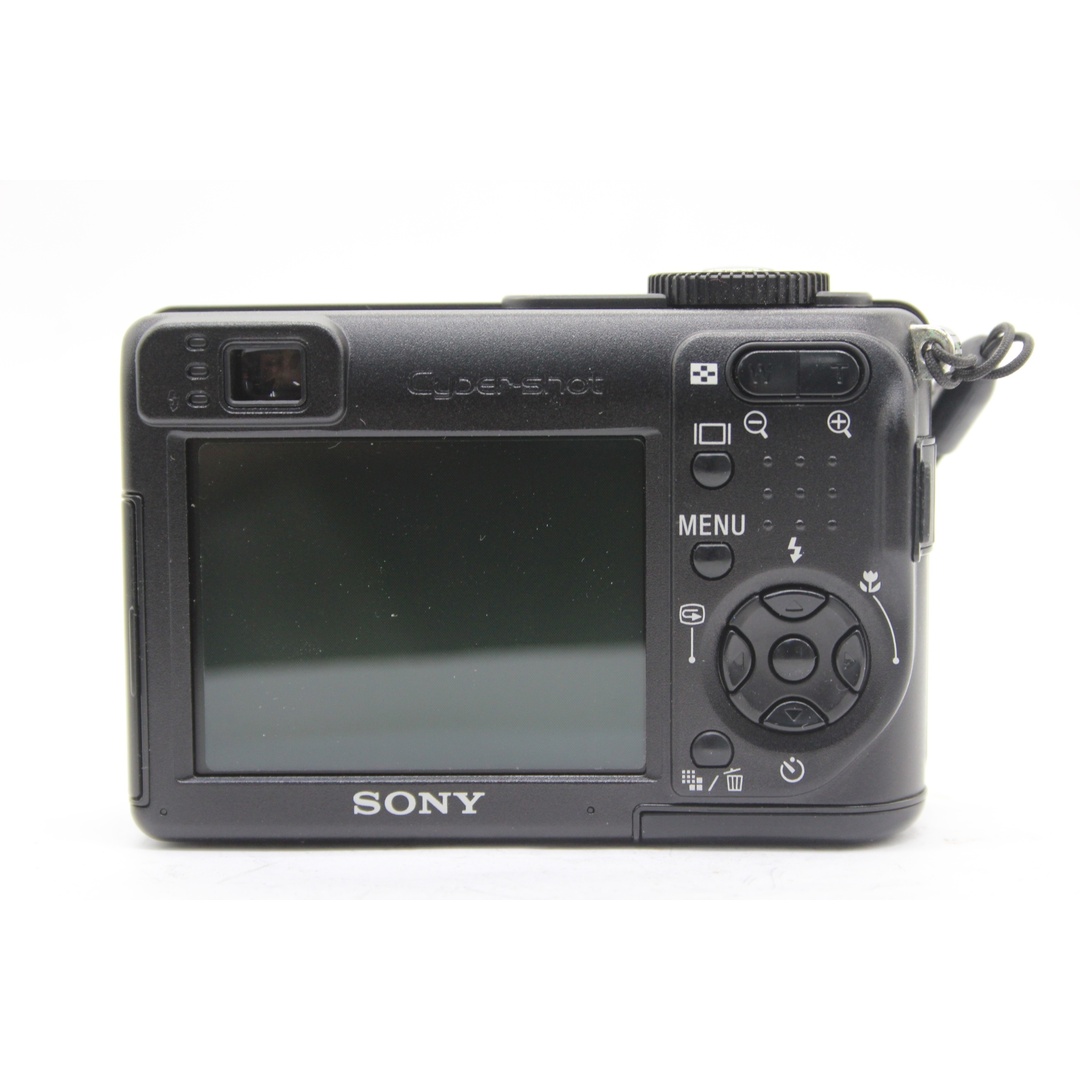 【美品 返品保証】 【便利な単三電池で使用可】ソニー SONY Cyber-shot DSC-W1 ブラック 3x 元箱 バッテリー チャージャー付き コンパクトデジタルカメラ  s9555 スマホ/家電/カメラのカメラ(コンパクトデジタルカメラ)の商品写真