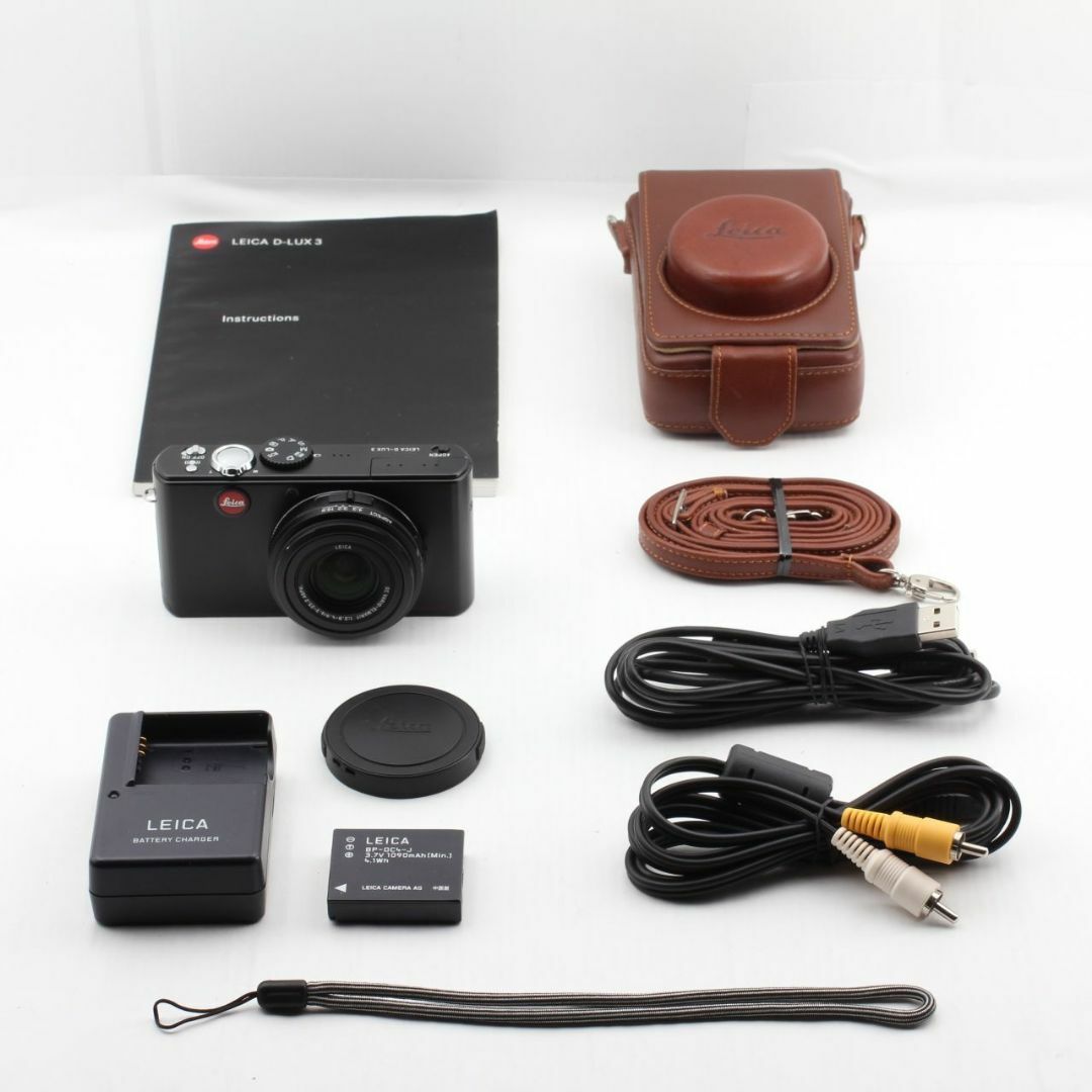 LEICA(ライカ)のケース付き。★新品級★ LEICA ライカ D-LUX 3 スマホ/家電/カメラのカメラ(コンパクトデジタルカメラ)の商品写真