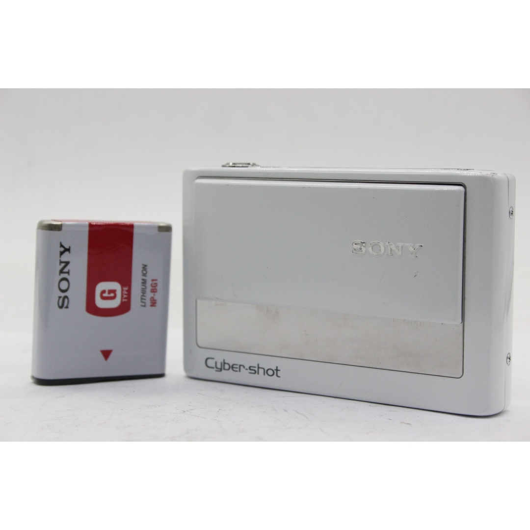【返品保証】 ソニー SONY Cyber-shot DSC-T20 ホワイト 3x バッテリー付き コンパクトデジタルカメラ  s9557 スマホ/家電/カメラのカメラ(コンパクトデジタルカメラ)の商品写真