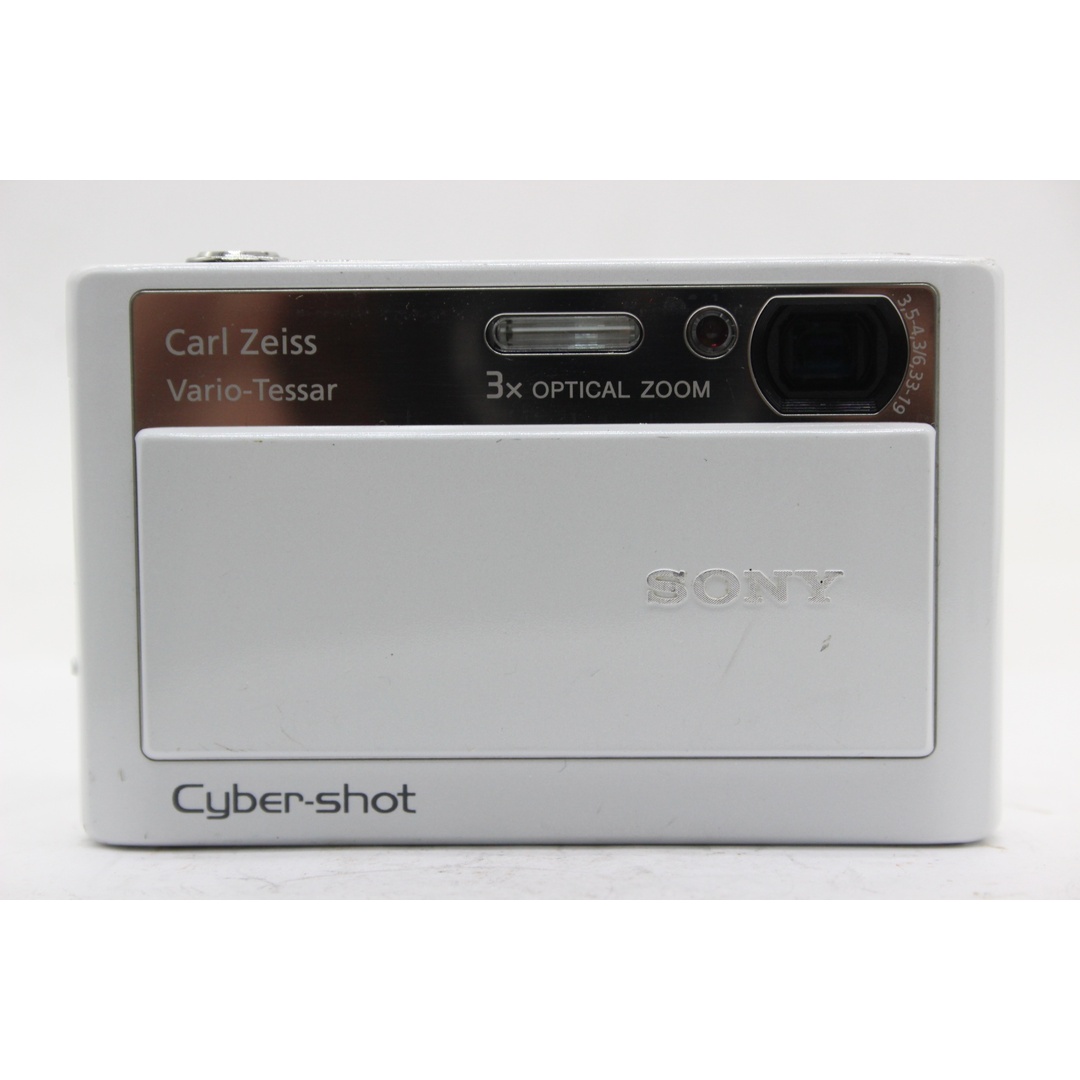 【返品保証】 ソニー SONY Cyber-shot DSC-T20 ホワイト 3x バッテリー付き コンパクトデジタルカメラ  s9557 スマホ/家電/カメラのカメラ(コンパクトデジタルカメラ)の商品写真