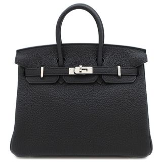 エルメス(Hermes)のエルメス HERMES ハンドバッグ バーキン25 トゴ ブラック シルバー金具 新品 未使用 黒  W刻印（2024年製） 【箱】【中古】(ハンドバッグ)