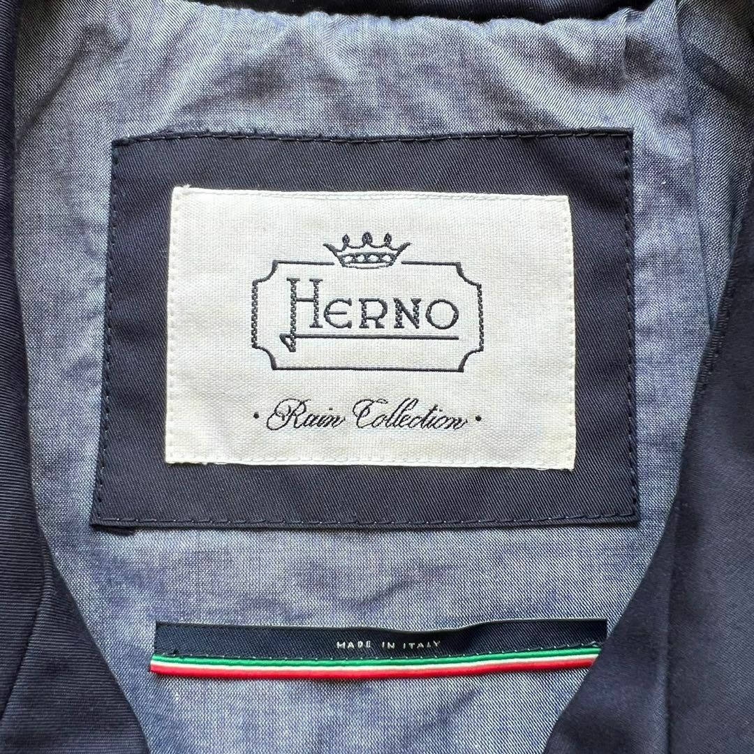 HERNO(ヘルノ)の現行 HERNO Rain Collection トレンチコート ネイビー 48 メンズのジャケット/アウター(トレンチコート)の商品写真