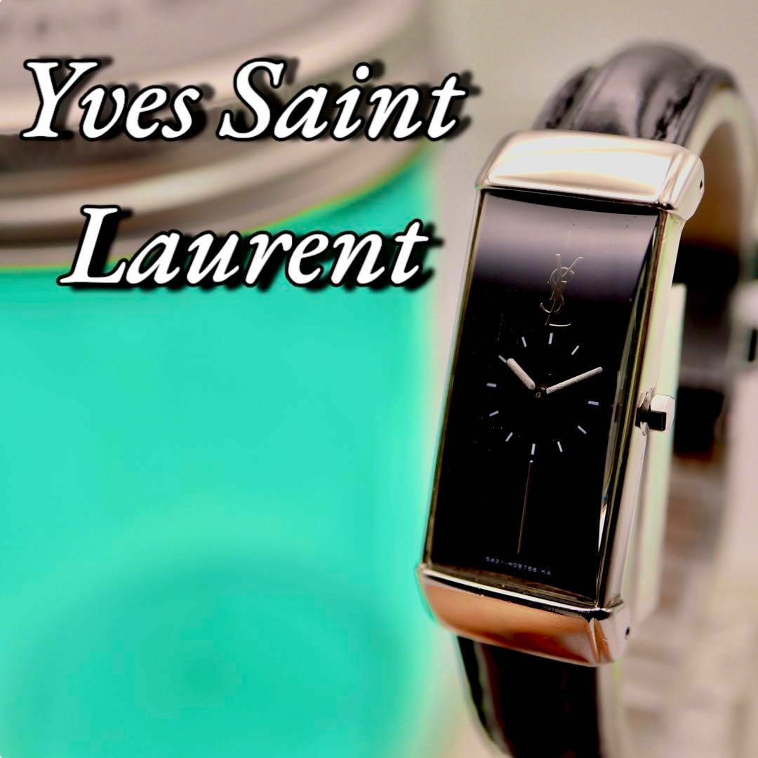 Yves Saint Laurent(イヴサンローラン)の良品！YvesSaintLaurent スクエア シルバー 腕時計 636 レディースのファッション小物(腕時計)の商品写真