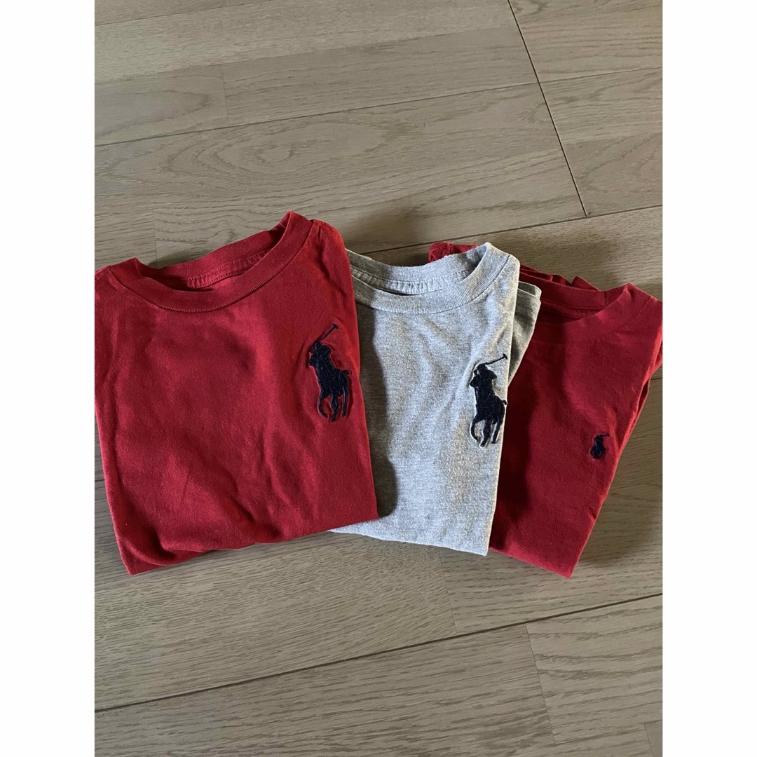 Ralph Lauren(ラルフローレン)のラルフローレン Tシャツ　3枚セット　110サイズ　美品 キッズ/ベビー/マタニティのキッズ服男の子用(90cm~)(Tシャツ/カットソー)の商品写真