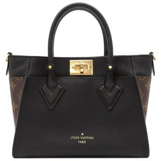 ルイヴィトン(LOUIS VUITTON)のルイヴィトン LOUIS VUITTON 2WAYバッグ オンマイサイド PM カーフ モノグラムキャンバス ノワール ゴールド金具 モノグラム トート ショルダー   M57728 RFID 【保存袋】【中古】(ショルダーバッグ)