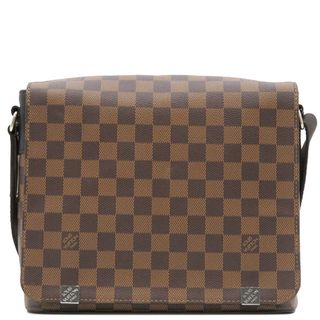 ルイヴィトン(LOUIS VUITTON)のルイヴィトン LOUIS VUITTON ショルダーバッグ ディストリクト PM ダミエキャンバス ブラウン シルバー金具 茶  N41031 CA0197 【保存袋】【中古】(ショルダーバッグ)