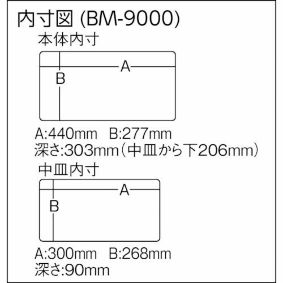 【色:ブラック/オフホワイト】メイホウ(MEIHO) バケットマウス BM-90 スポーツ/アウトドアのフィッシング(その他)の商品写真