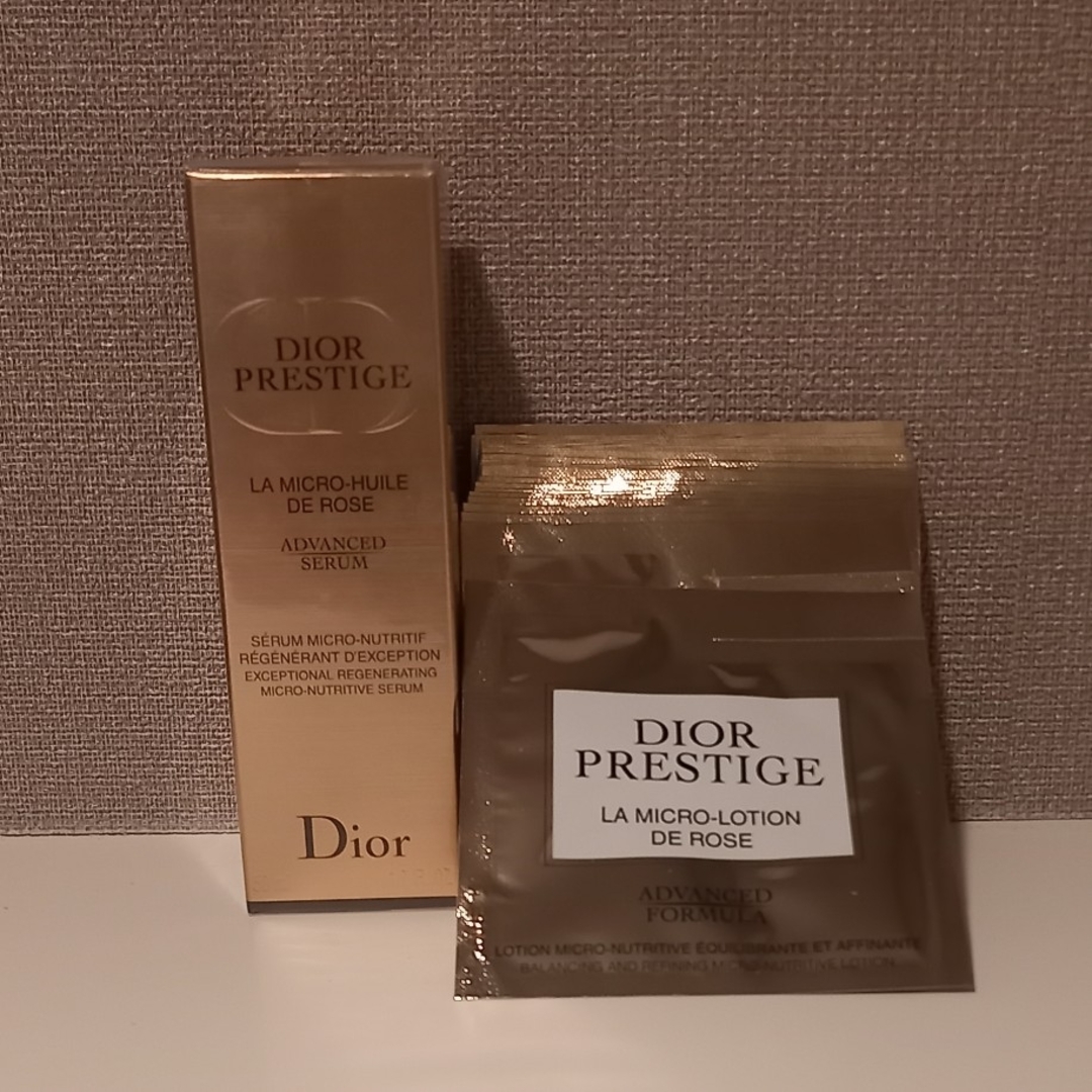 Dior(ディオール)のDior プレステージ  ユイル ド ローズ &ローション サンプル セット コスメ/美容のスキンケア/基礎化粧品(美容液)の商品写真